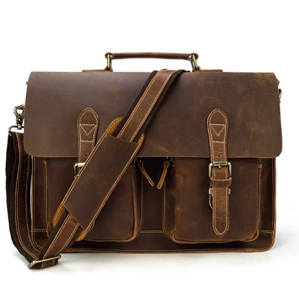 BRAND NEW WITH TAGS Katee Leather briefcase